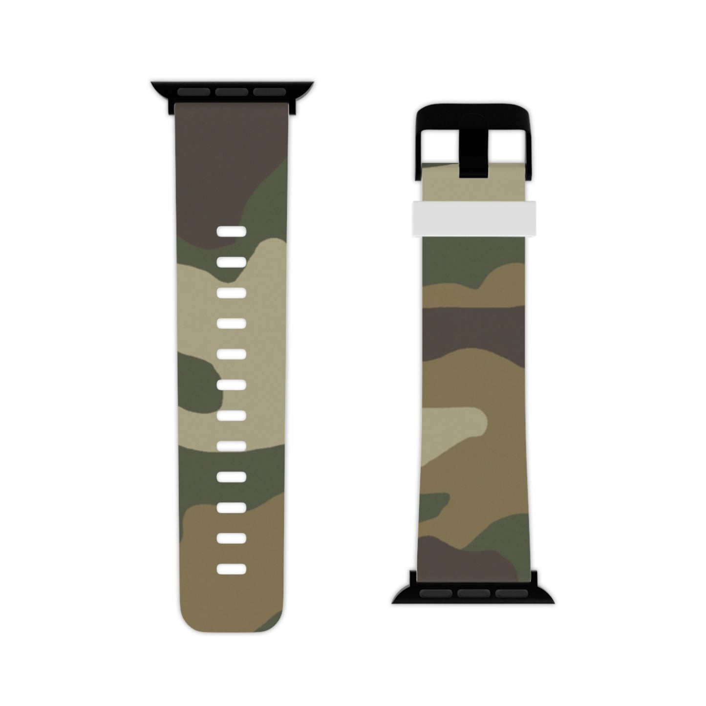 Ophelia Foulkehurst - Camouflage Apple Wrist Watch Band