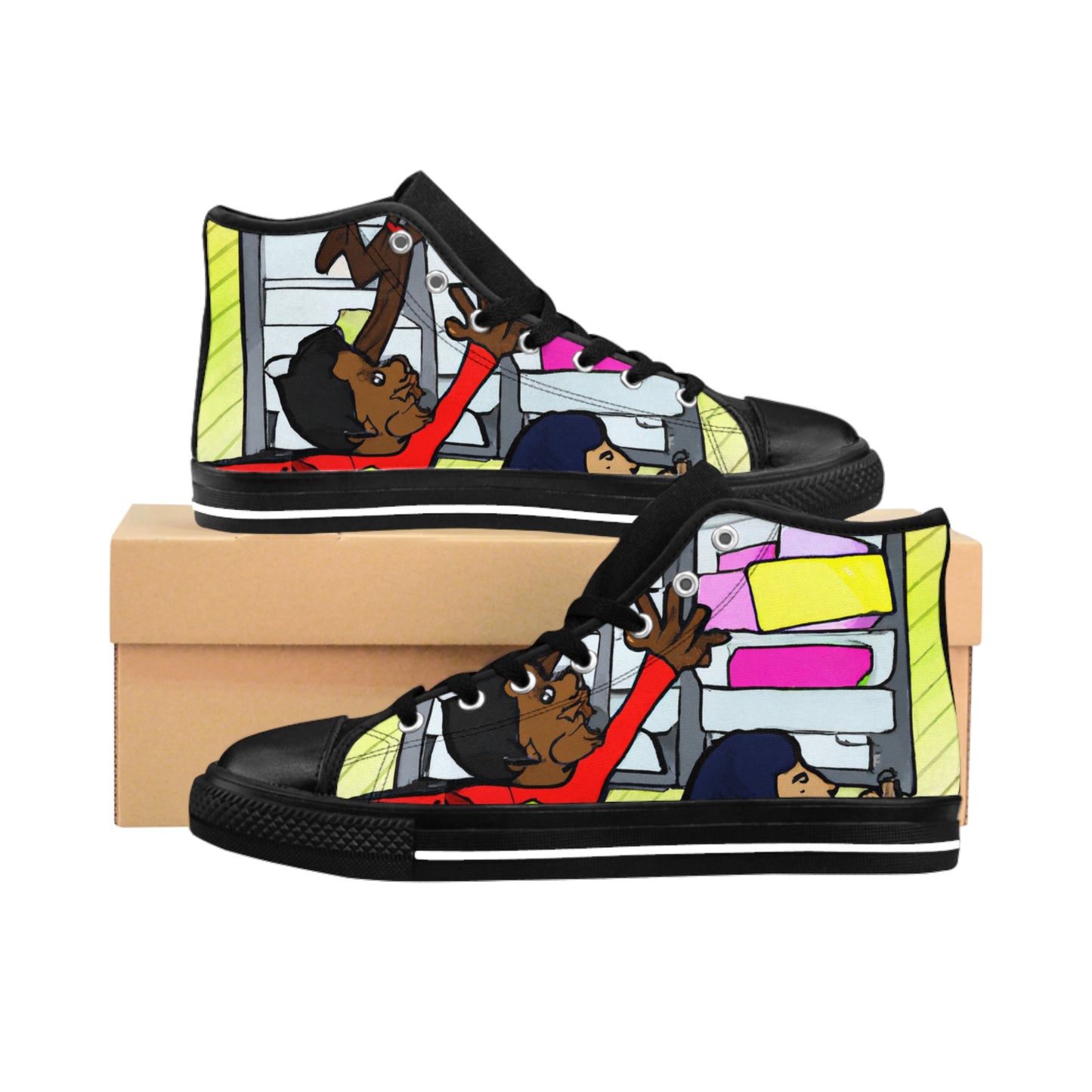 .

Aldwyn the Artisan Shoemaker - Comic Book Hi Tops