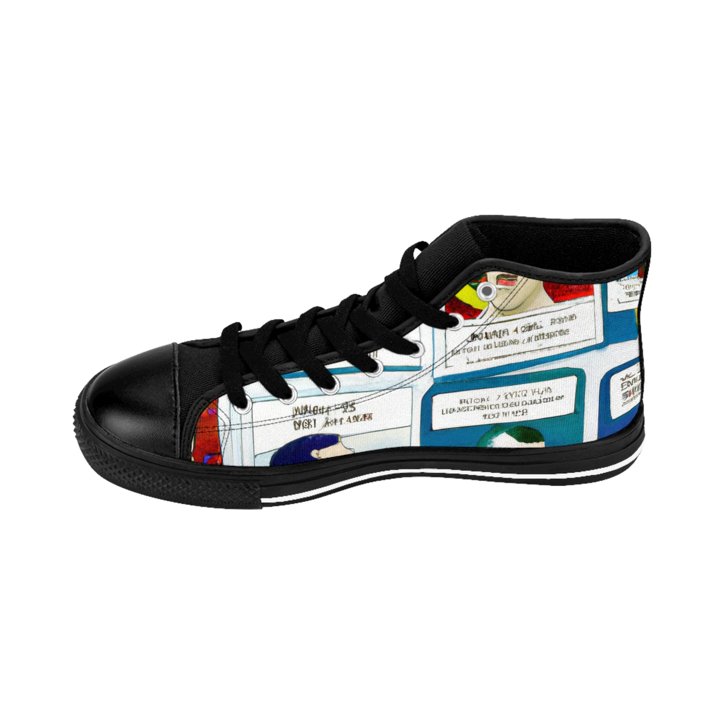 .

Kieran the Shoemaker - Comic Book Hi Tops