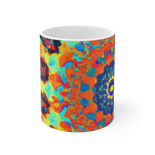 Phil's Java House - Psychedelic Coffee Cup Mug 11 Ounce