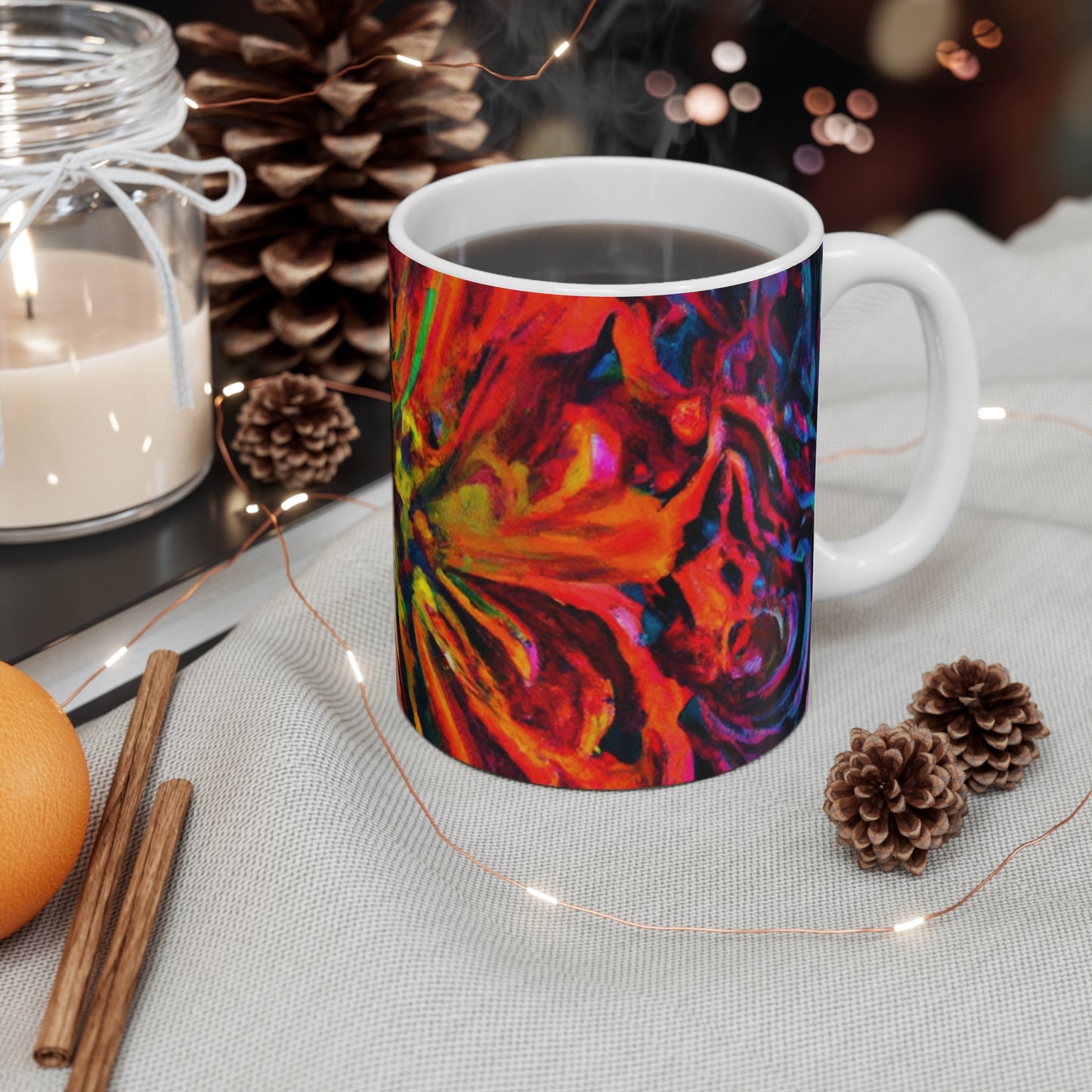 Salem's Signature Coffee - Psychedelic Coffee Cup Mug 11 Ounce