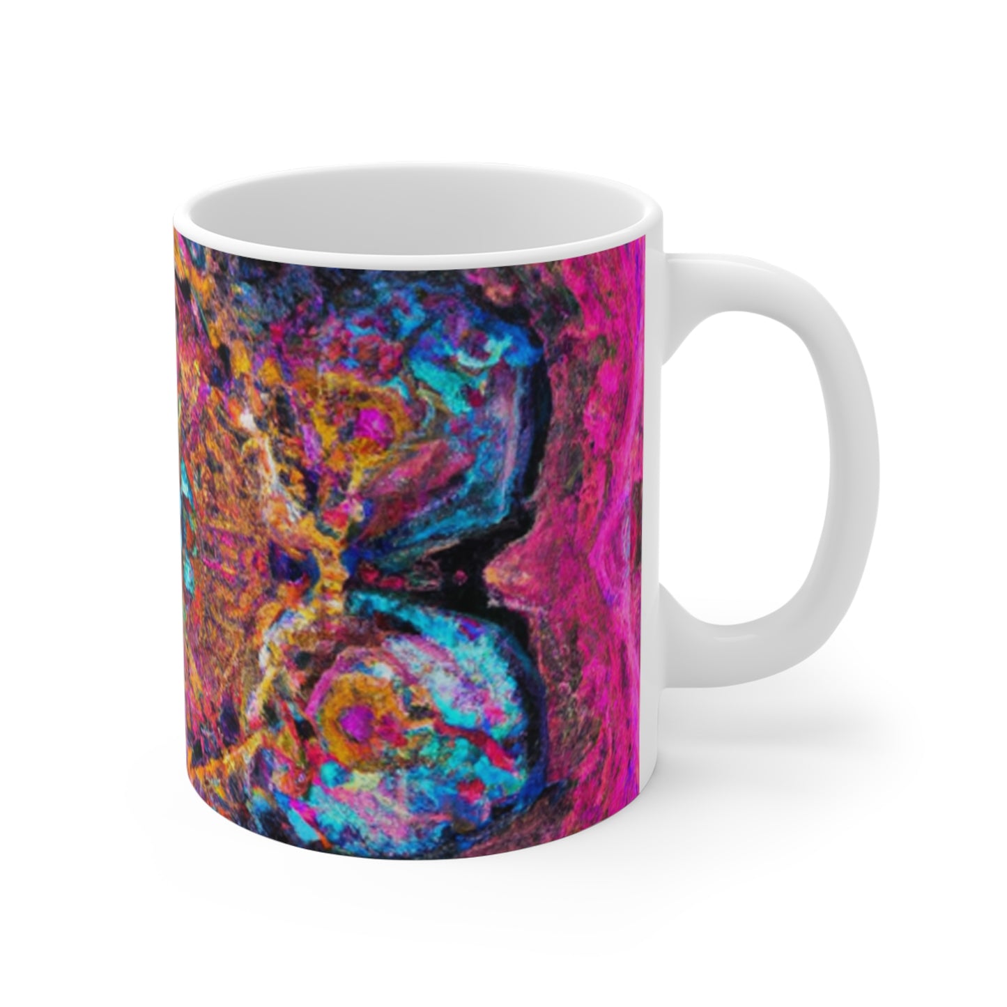 Crystal Java. - Psychedelic Coffee Cup Mug 11 Ounce