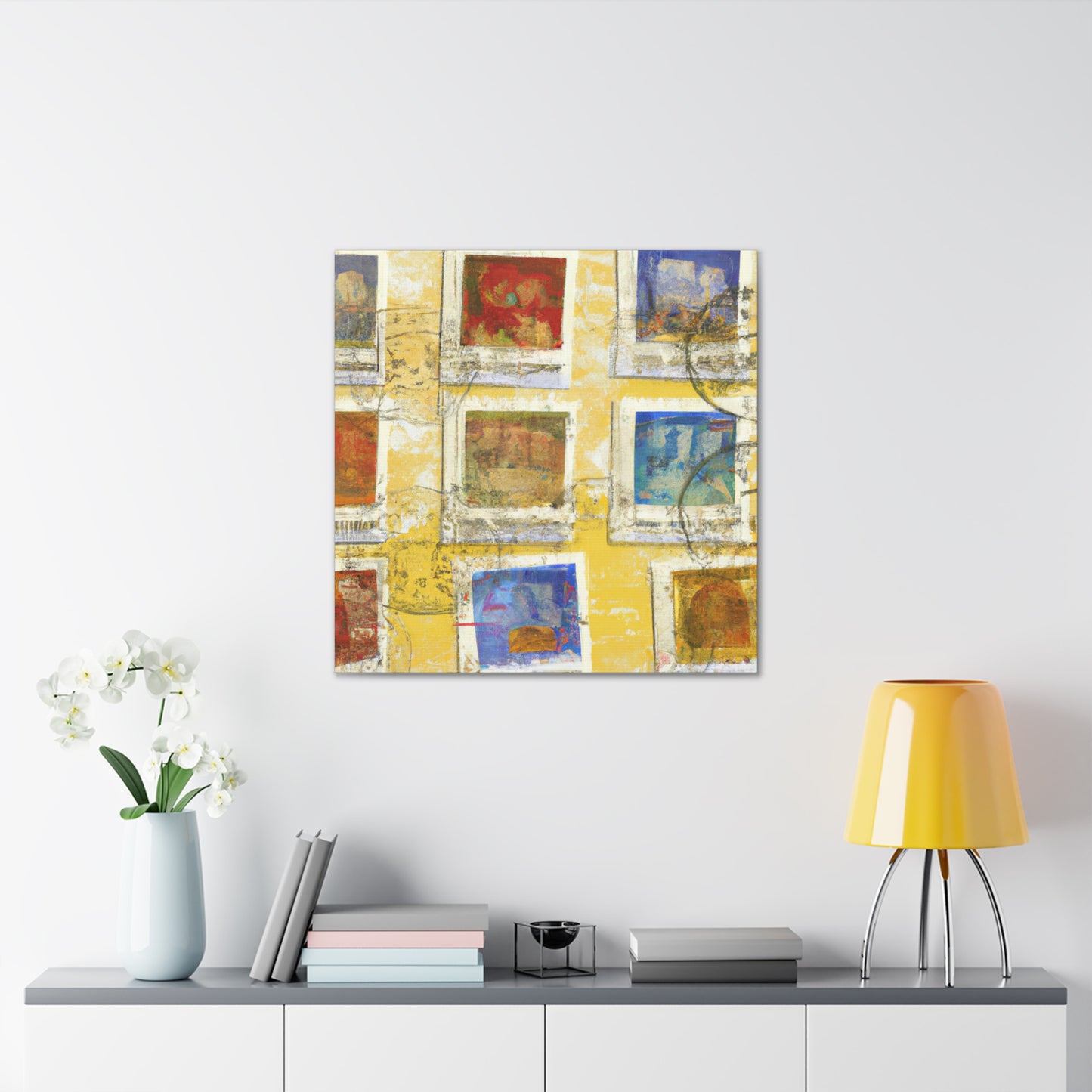 Global Citizens Stamp Series - Postage Stamp Collector Canvas Wall Art