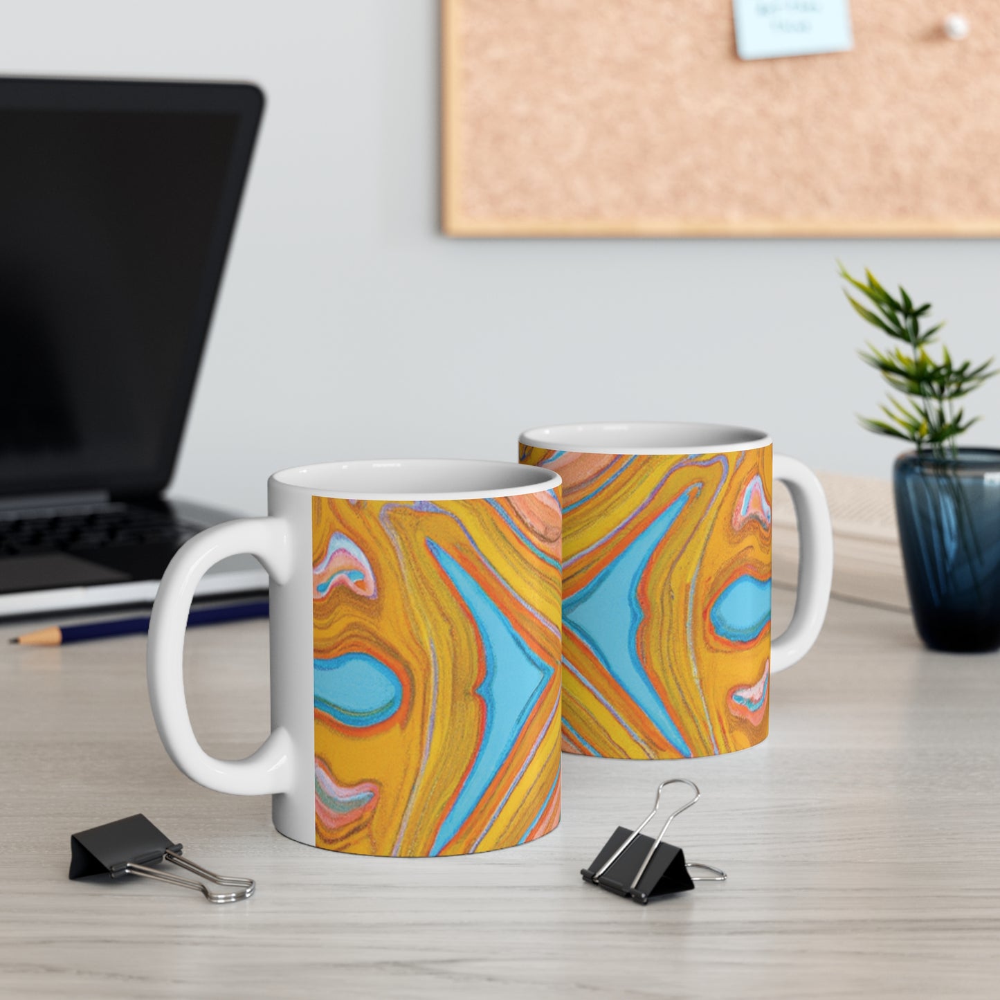 The Delecta Coffee Company - Psychedelic Coffee Cup Mug 11 Ounce