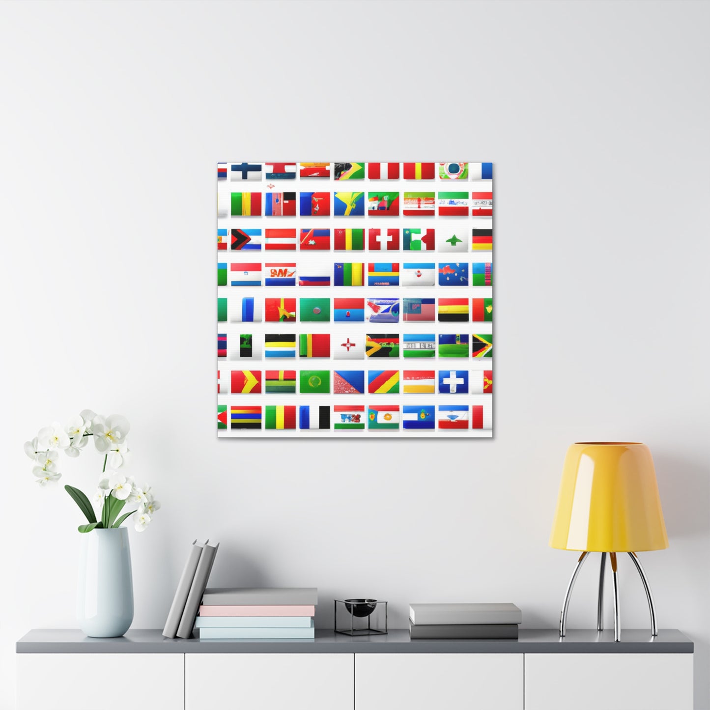 Blanche Henderson - Flags Of The World Canvas Wall Art