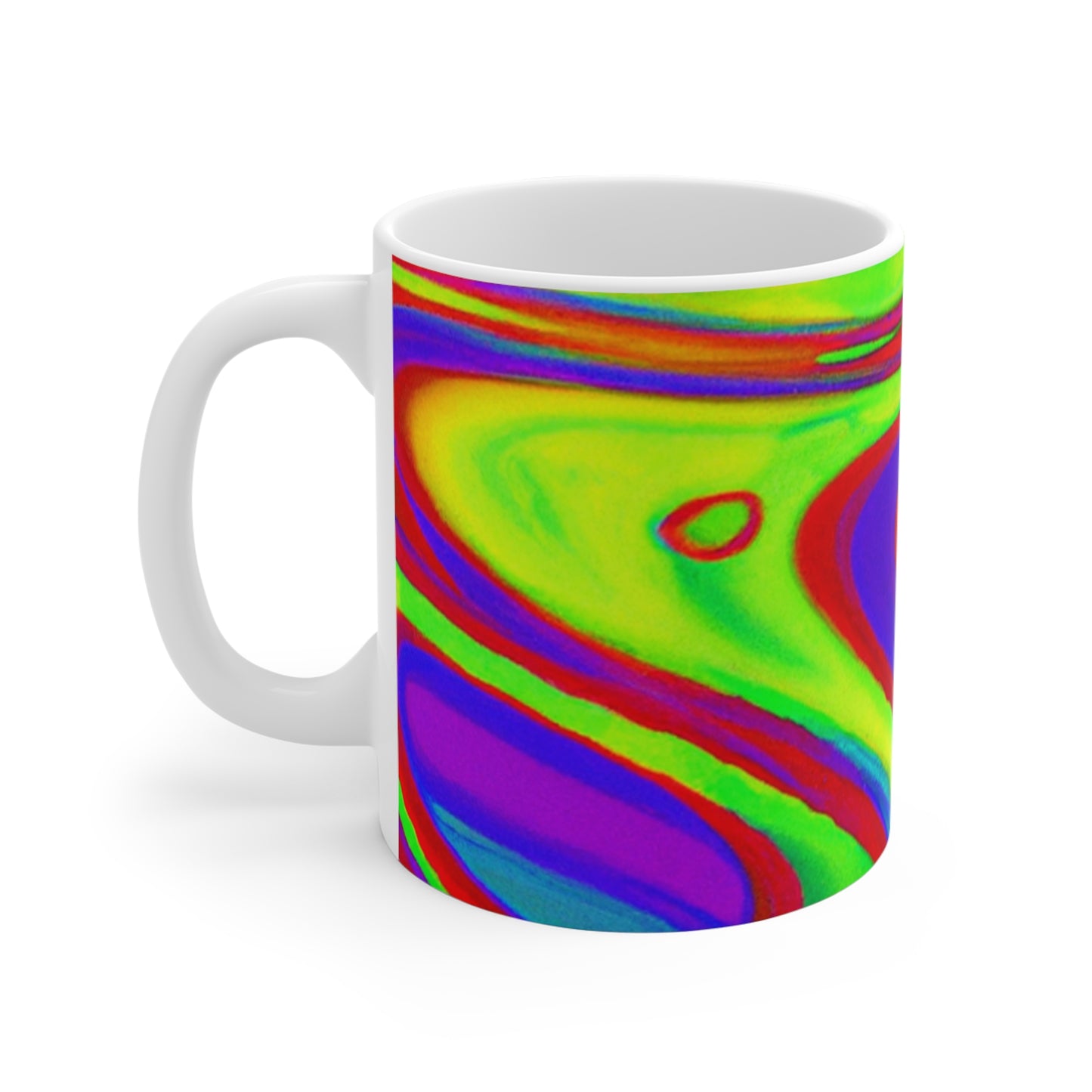 Merrill's Fine Roastings - Psychedelic Coffee Cup Mug 11 Ounce