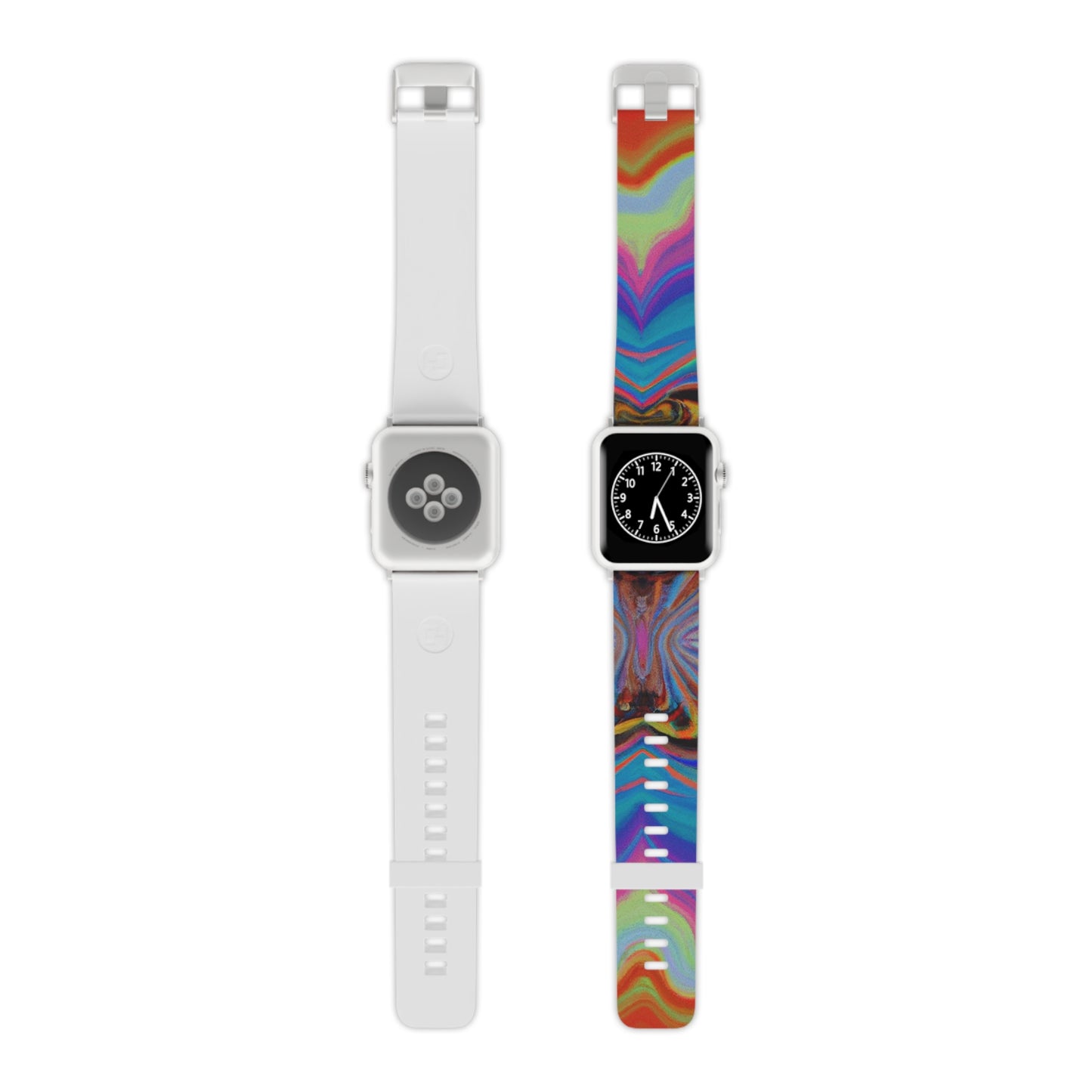 Juliette de Fleurier - Trippy Hippy Boho Psychedelic Apple Wrist Watch Band