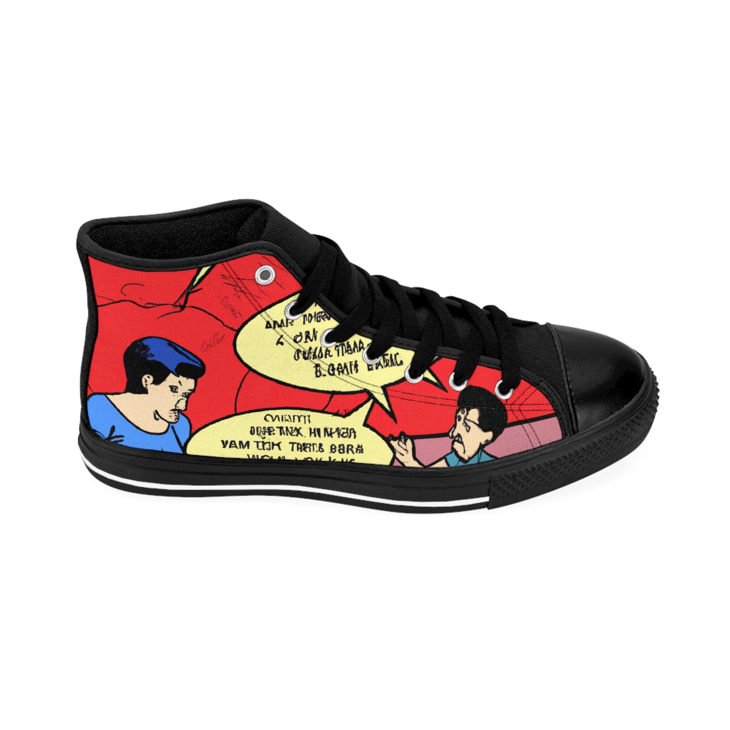 Ishmael da Vinci - Comic Book Hi Tops