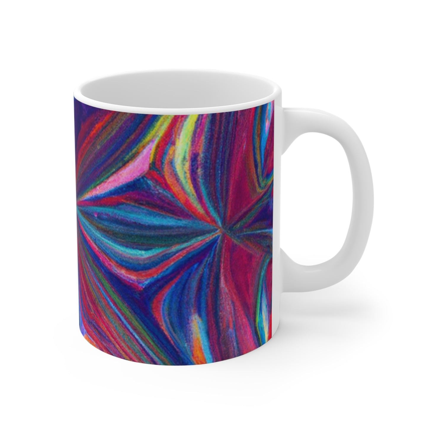 Mountain Rose Coffee - Psychedelic Coffee Cup Mug 11 Ounce