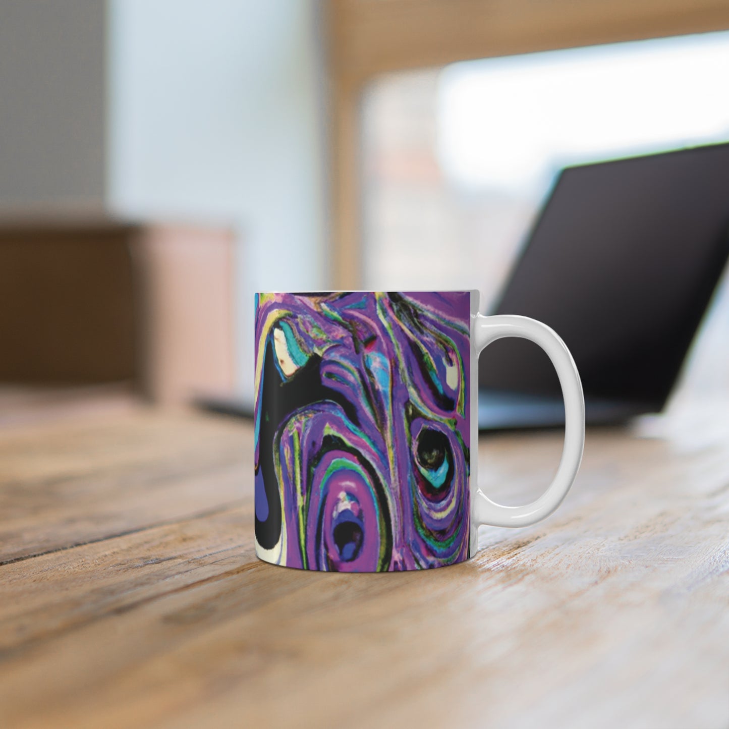 Java Joe's - Psychedelic Coffee Cup Mug 11 Ounce