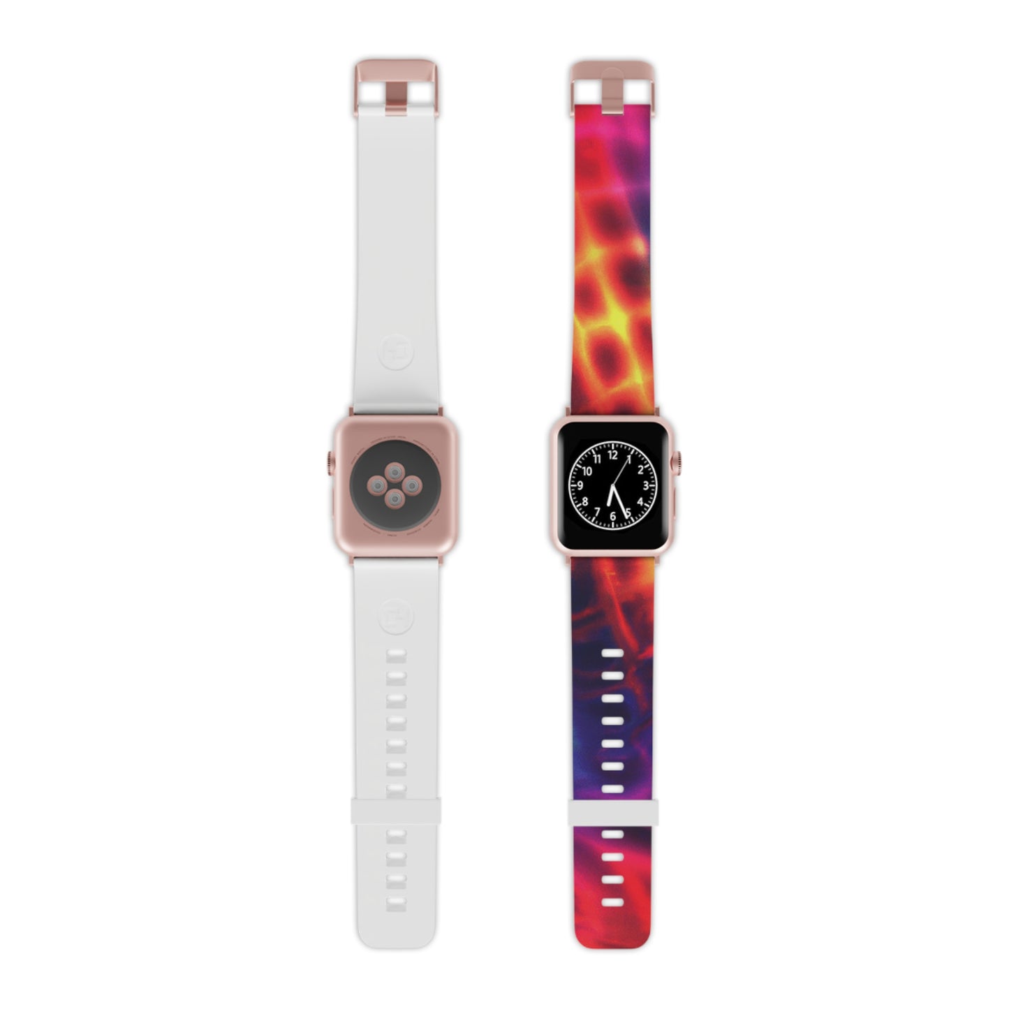 Augustus Fontaine - Trippy Hippy Boho Psychedelic Apple Wrist Watch Band