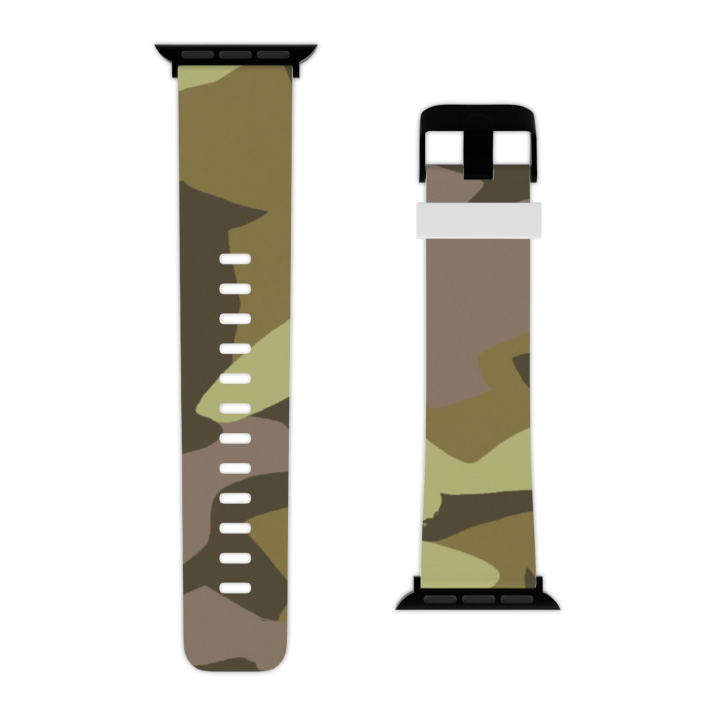 Thomasin Huntfield - Camouflage Apple Wrist Watch Band