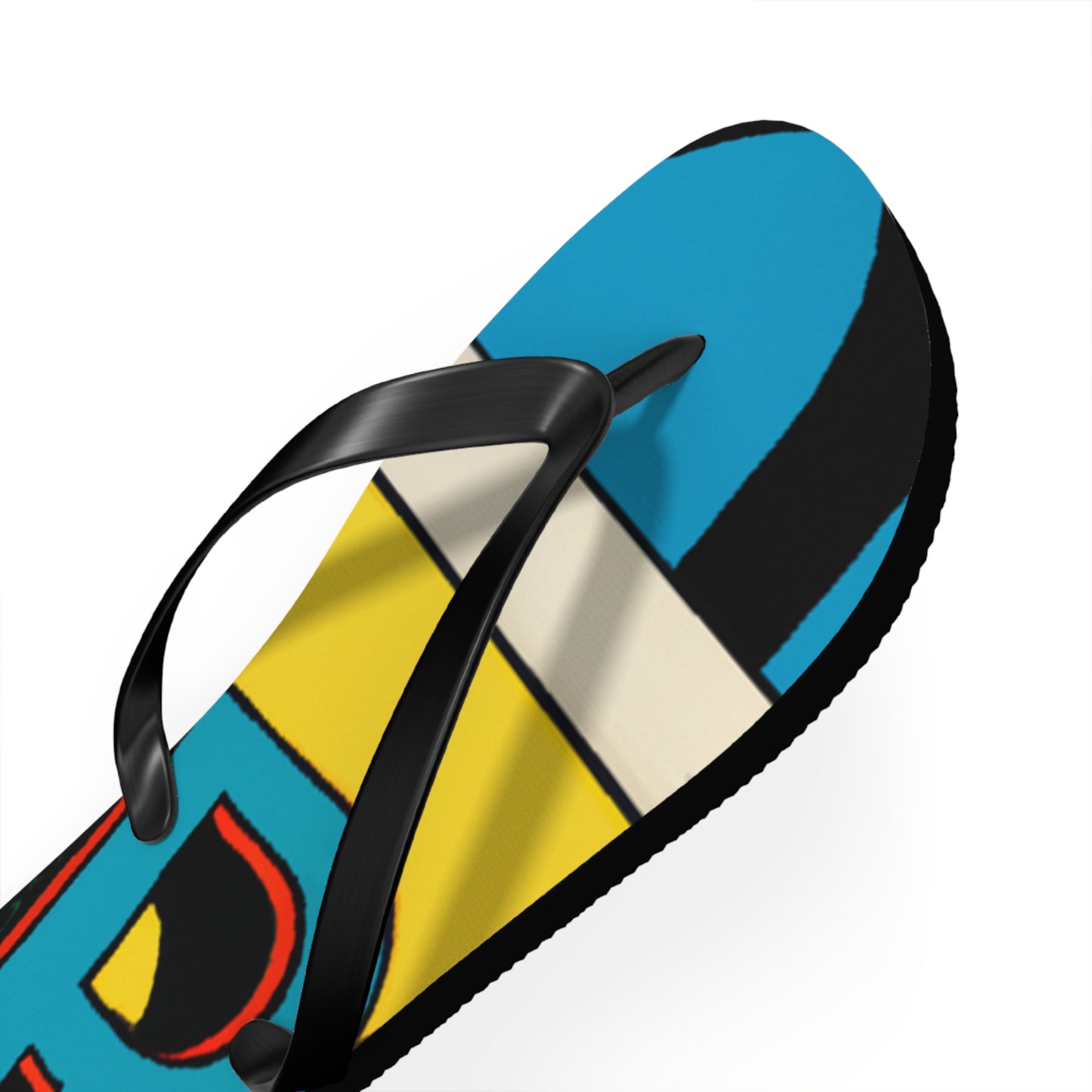 Mighty Manfred the Muscle-Bound - Comics Collector Flip Flop Beach Sandals