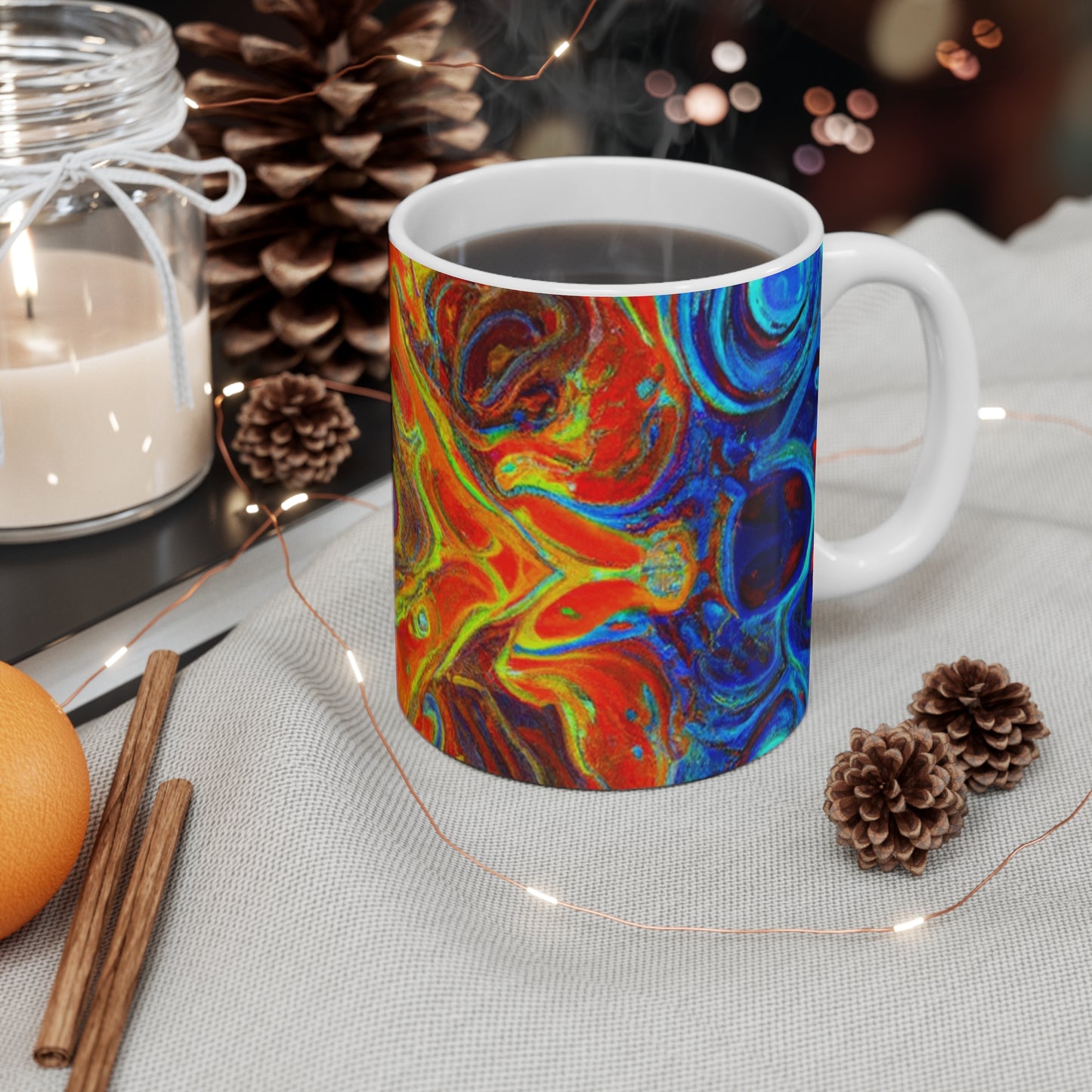 Doveline Coffee Company - Psychedelic Coffee Cup Mug 11 Ounce