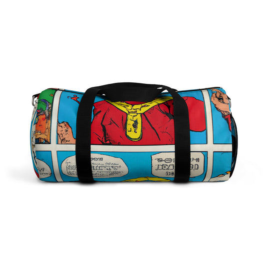 Sir Alfred Copham, the Upscale Leather Craftsman - Comic Book Duffel Bag