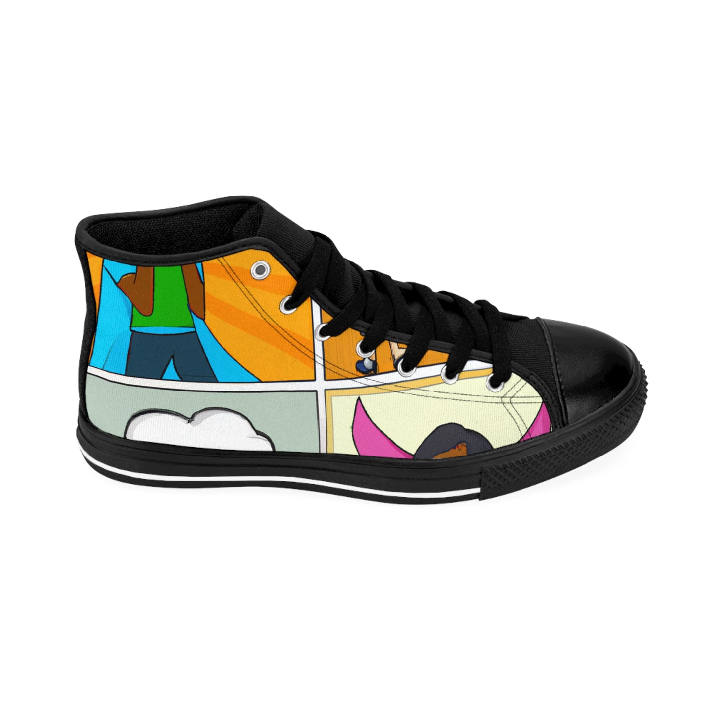 .

Aelred the Shoemaker - Comic Book Hi Tops