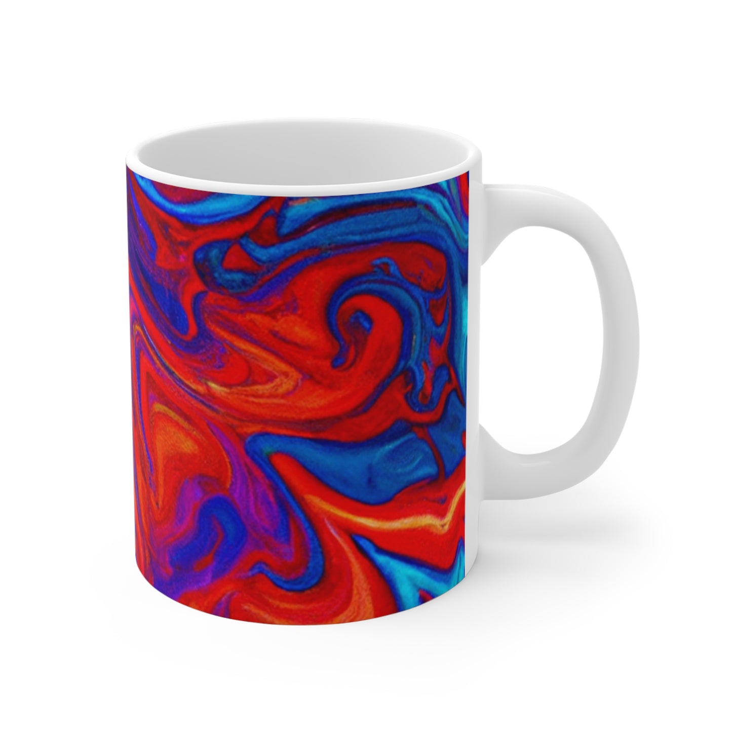 Java Joe's Coffee Roasting Co. - Psychedelic Coffee Cup Mug 11 Ounce