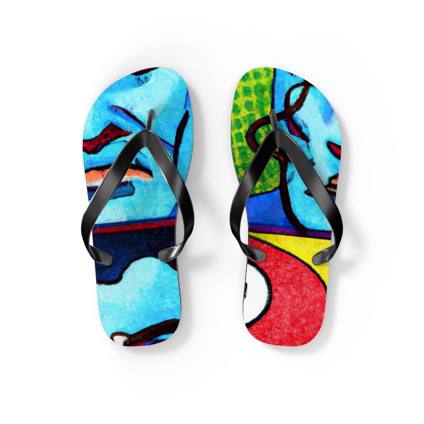 Dark Demigod Crusader - Comics Collector Flip Flop Beach Sandals