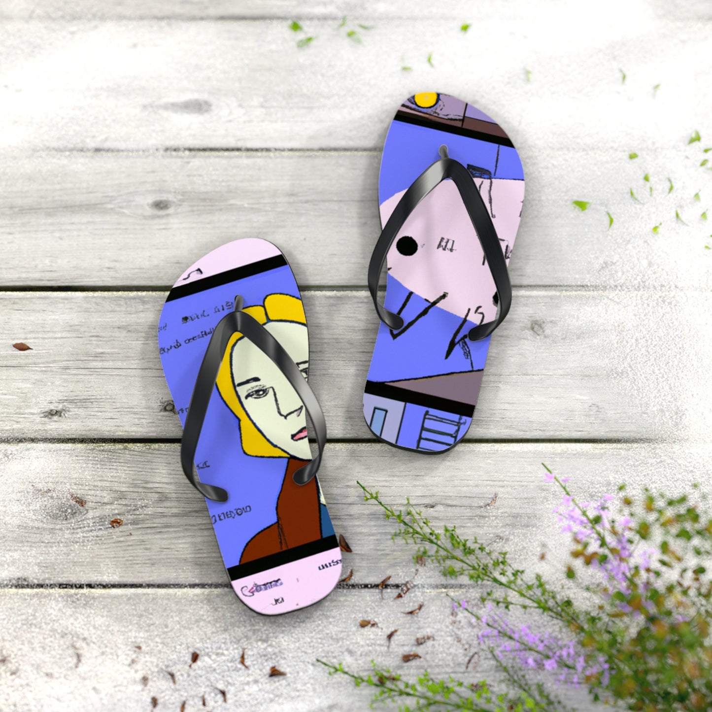 Lina Scarlet. - Comics Collector Flip Flop Beach Sandals