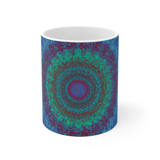 Dottie's Coffee - Psychedelic Coffee Cup Mug 11 Ounce