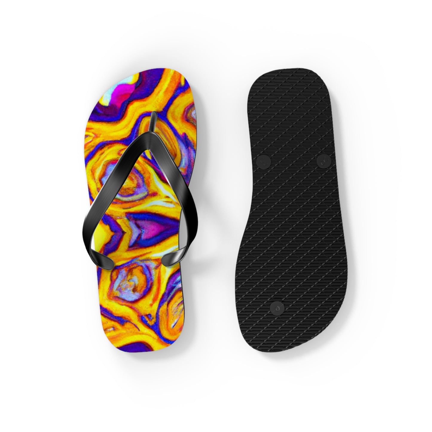 Hazel Stiles, Shoe Maker - Psychedelic Trippy Flip Flop Beach Sandals