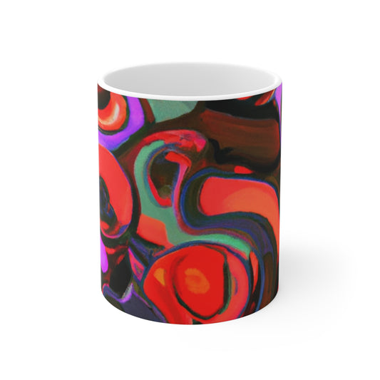 Maura's Morning Brews - Psychedelic Coffee Cup Mug 11 Ounce