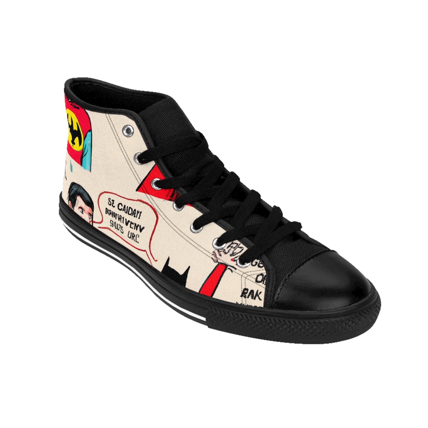 Sir Cleopatros of the Boot - Comic Book Hi Tops