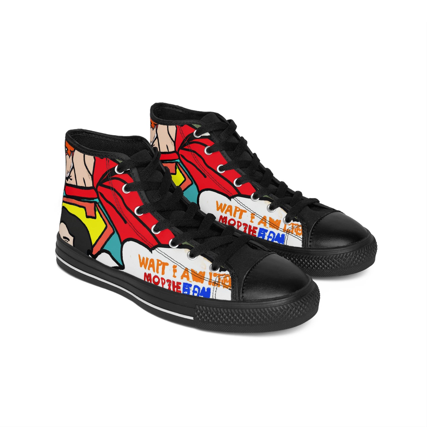 .

Donawin of Leathersole - Comic Book Hi Tops