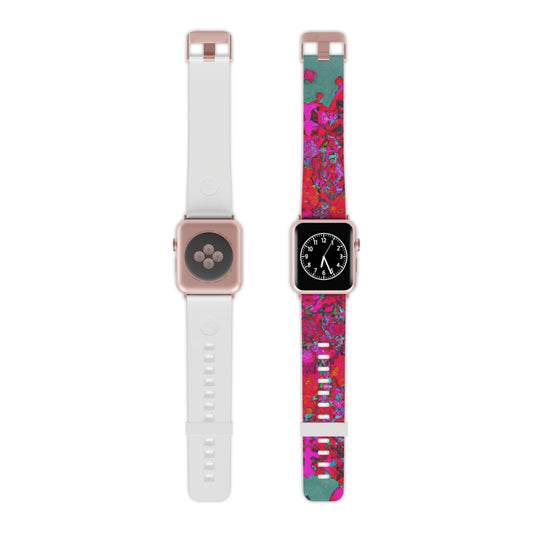 Fritz C. Folkemberg - Trippy Hippy Boho Psychedelic Apple Wrist Watch Band