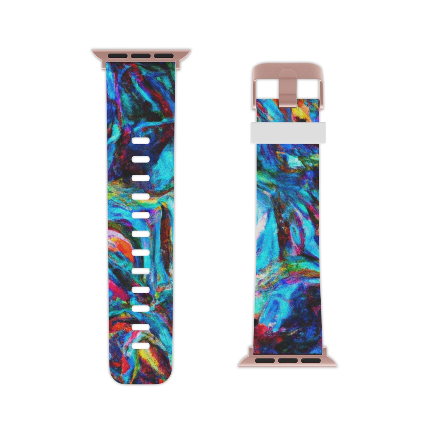 Hettie Chilton - Trippy Hippy Boho Psychedelic Apple Wrist Watch Band