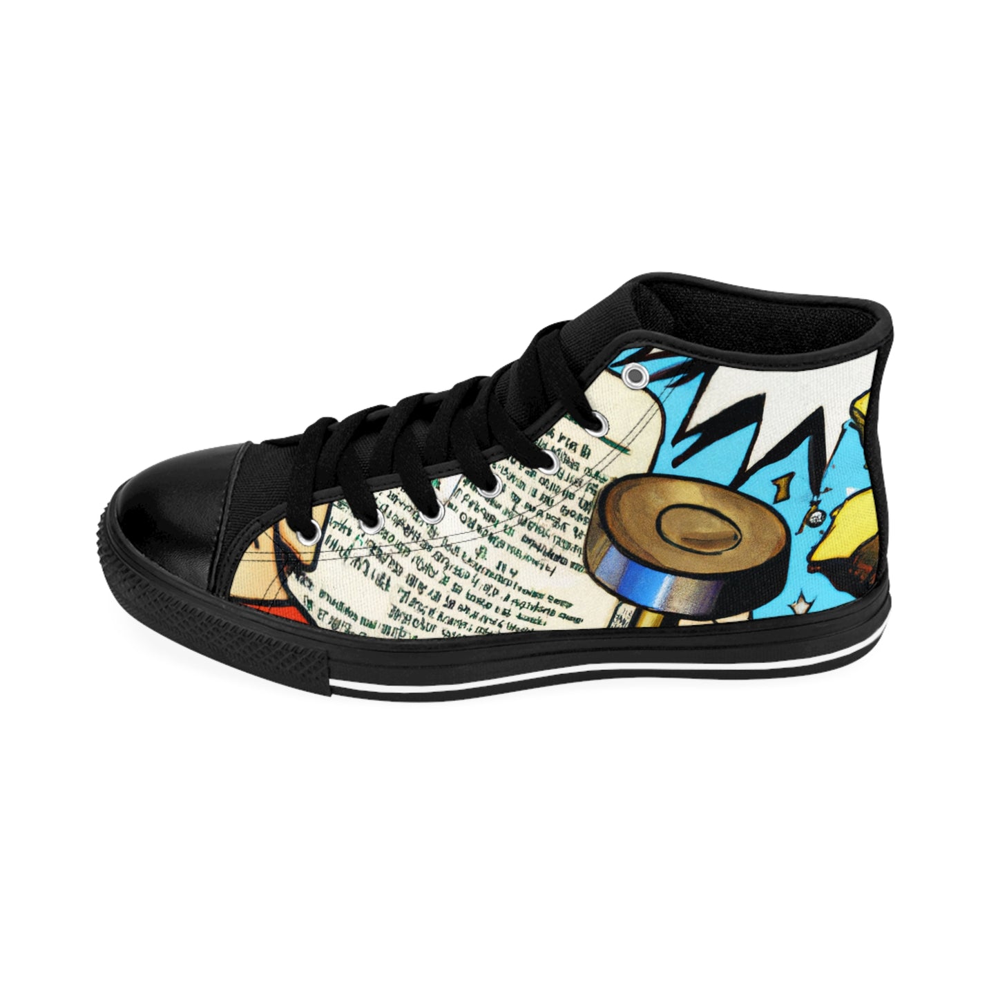 Melvinia the Shoemaker - Comic Book Hi Tops