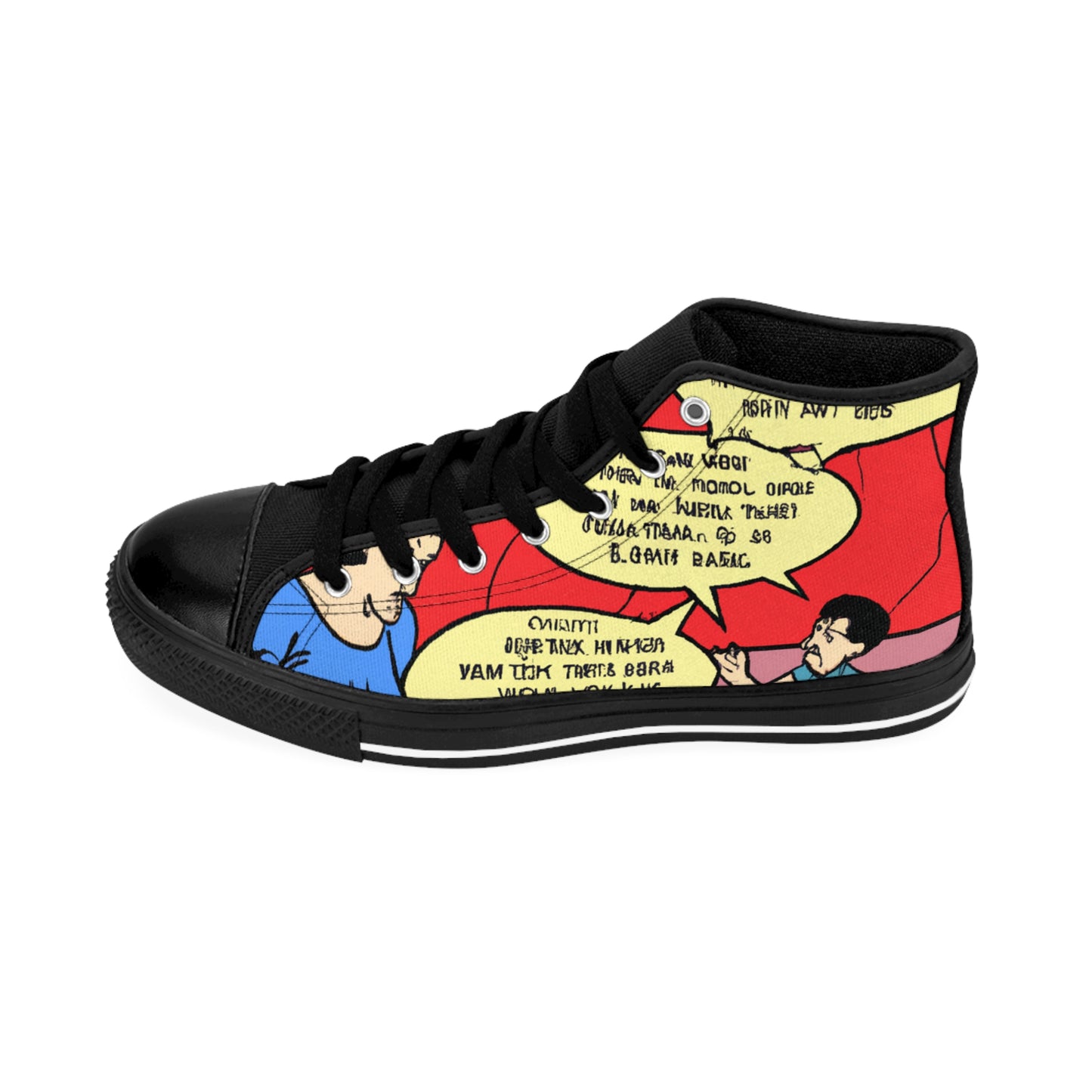 Ishmael da Vinci - Comic Book Hi Tops