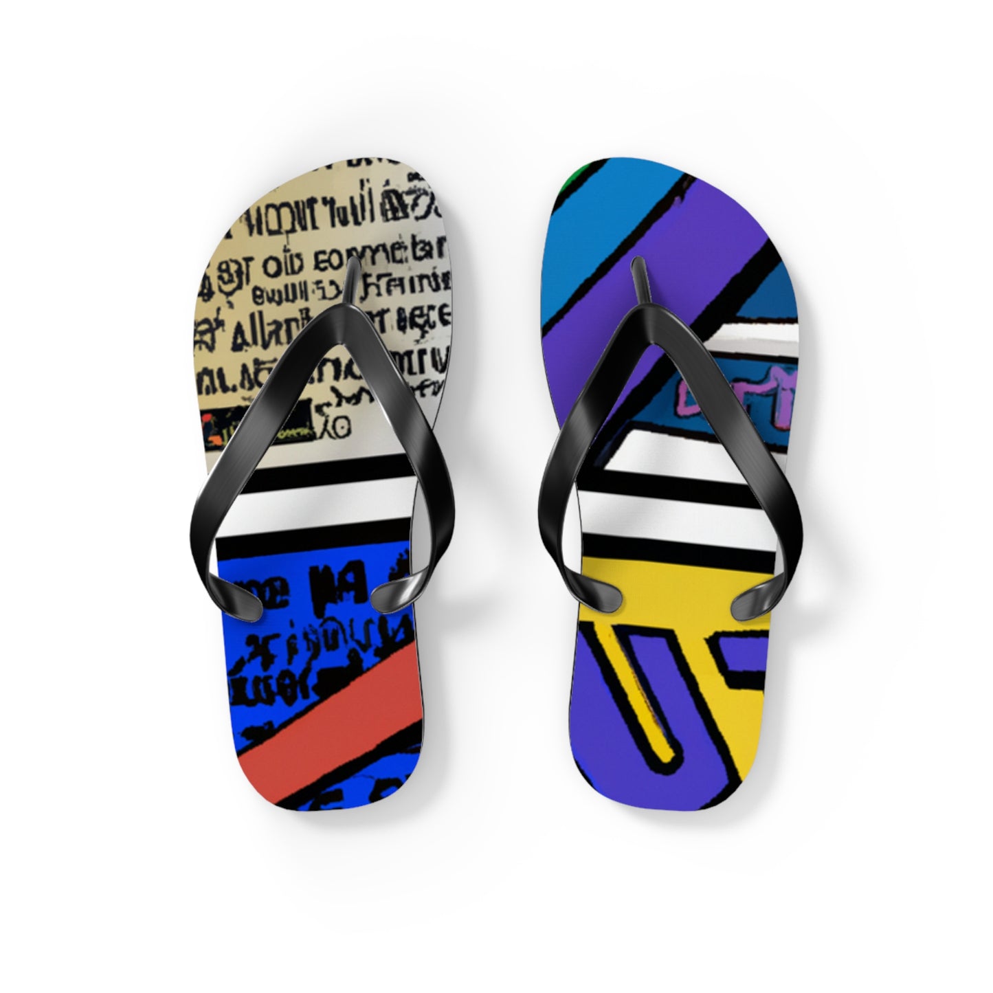 Kinetic Kid - Comics Collector Flip Flop Beach Sandals