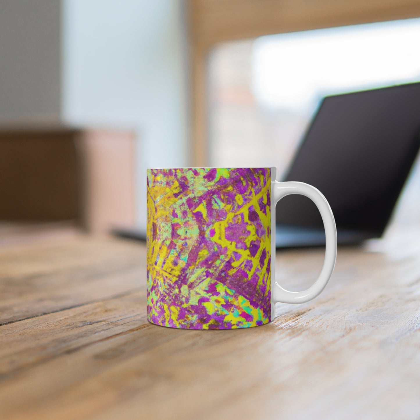 Dana's Coffee Roasters - Psychedelic Coffee Cup Mug 11 Ounce