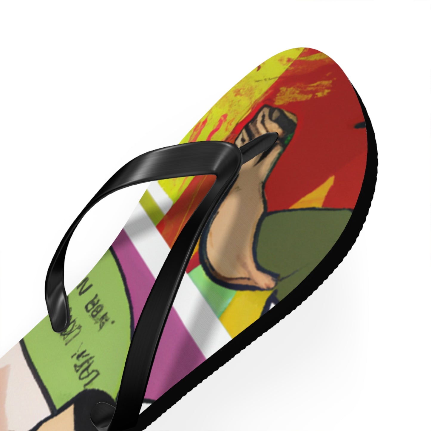 Laser Man - Comics Collector Flip Flop Beach Sandals