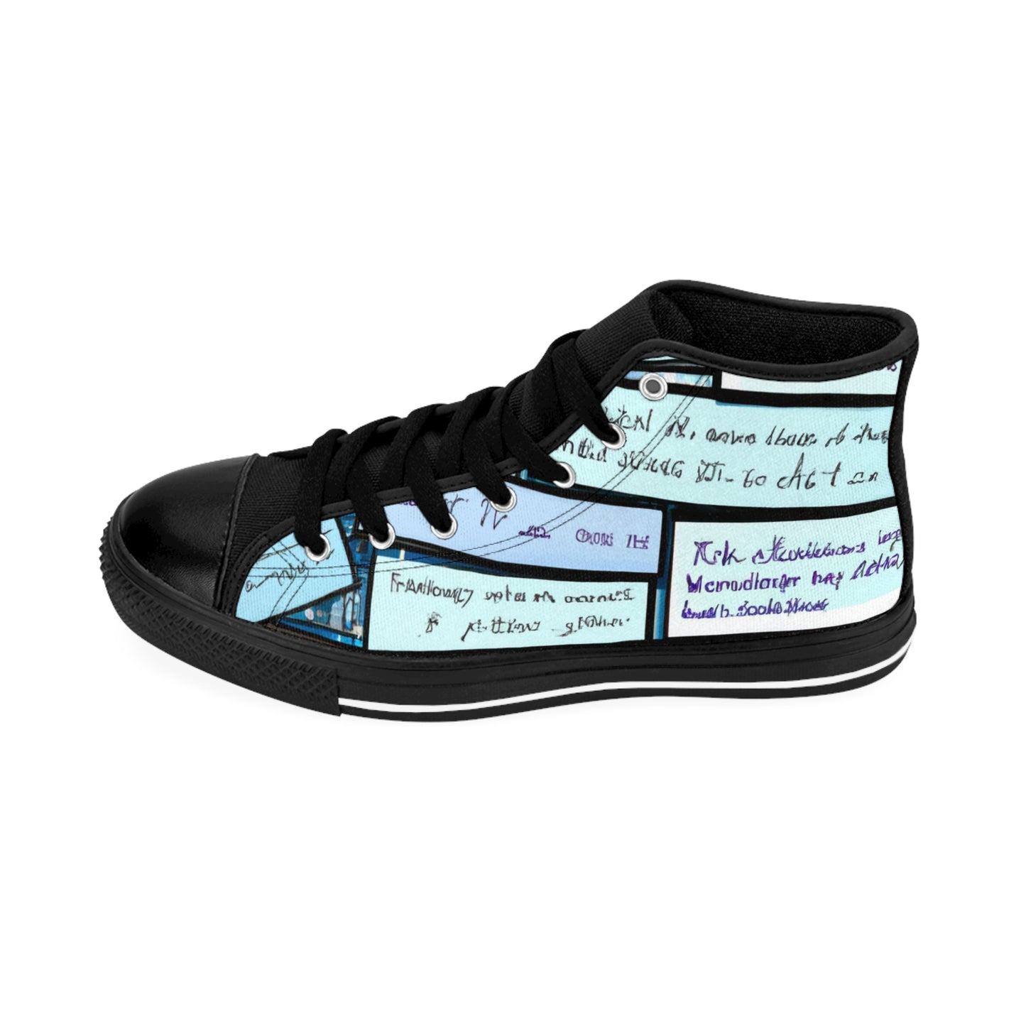 .

Fjorga the Shoemaker - Comic Book Hi Tops