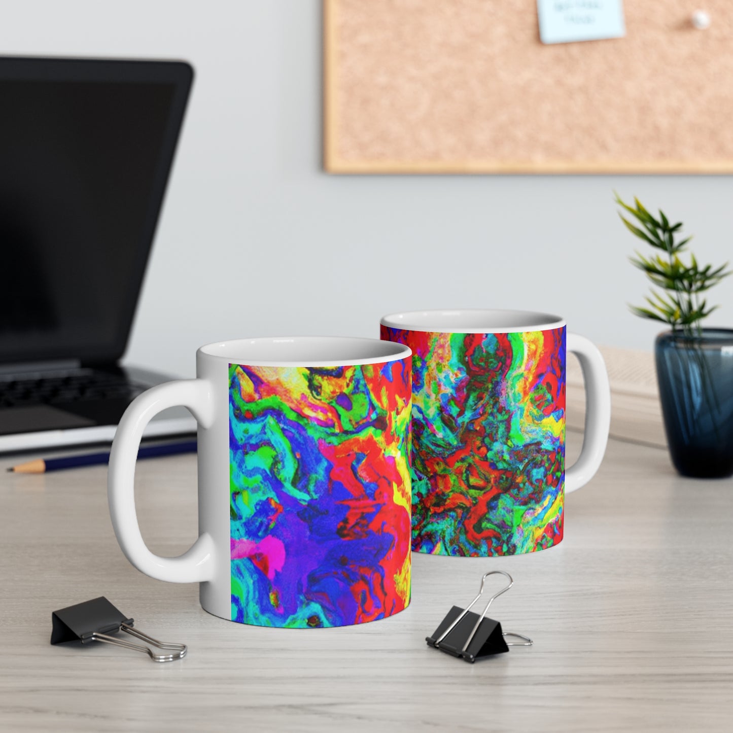 Hazel's House Blend Roasters - Psychedelic Coffee Cup Mug 11 Ounce