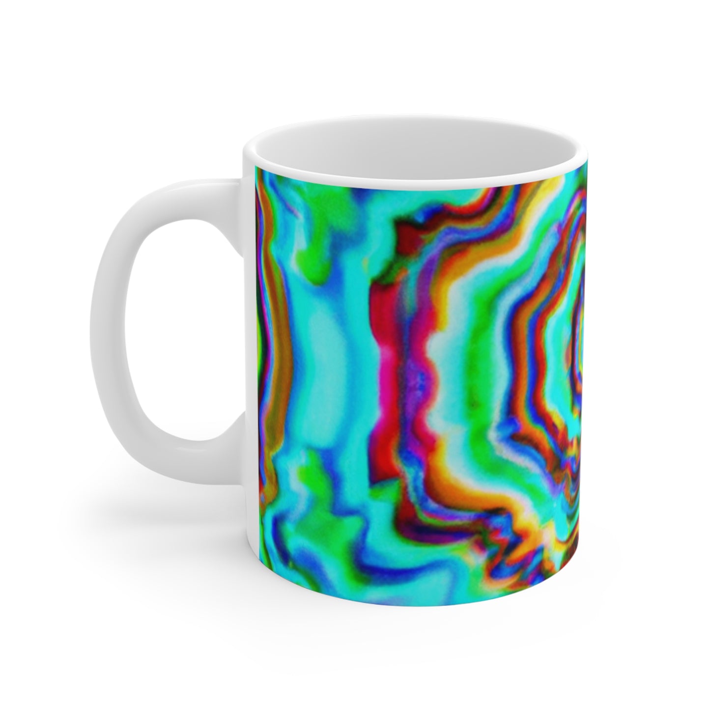 RobinsBrew Coffee - Psychedelic Coffee Cup Mug 11 Ounce