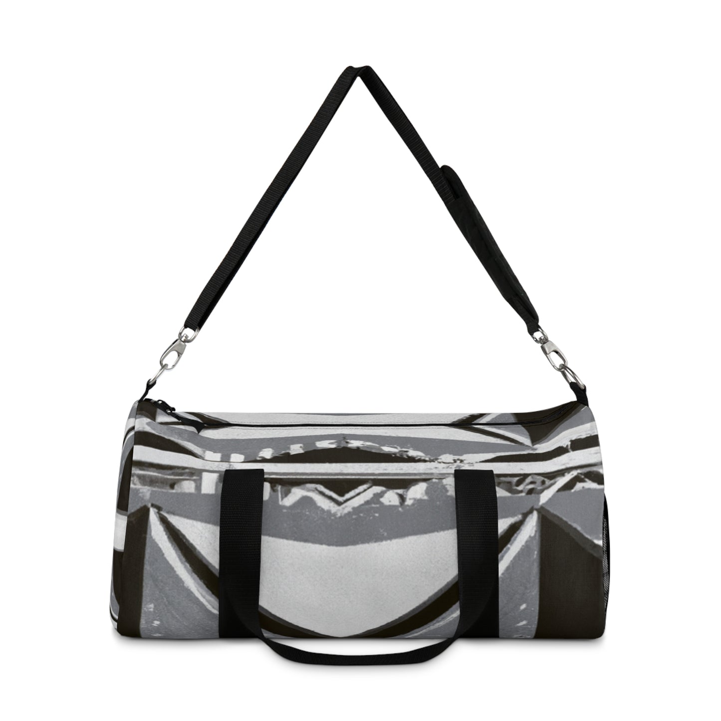 Hortense Haversmith - Geometric Pattern Duffel Travel Gym Luggage Bag