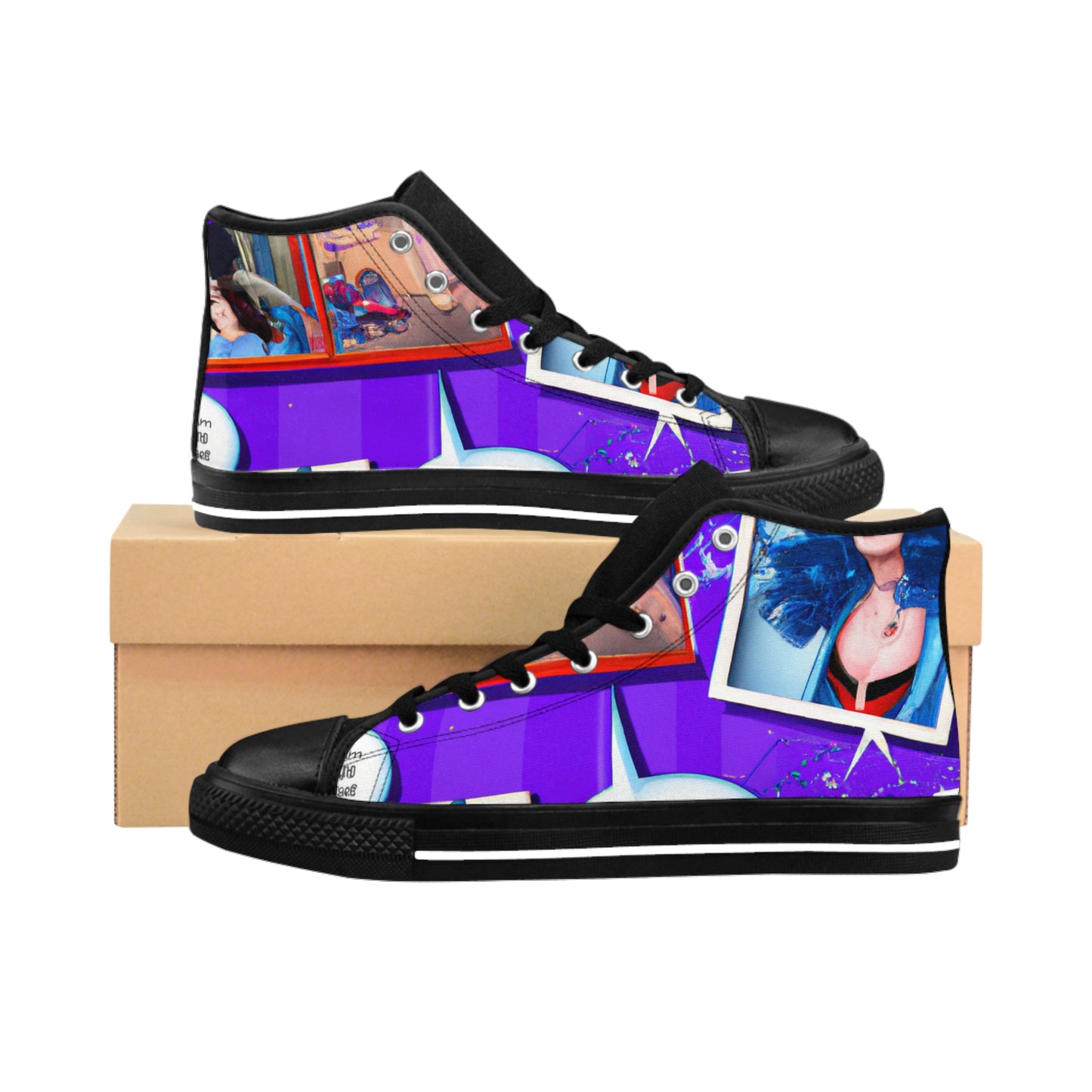 Frescobalda the Shoemaker - Comic Book Hi Tops