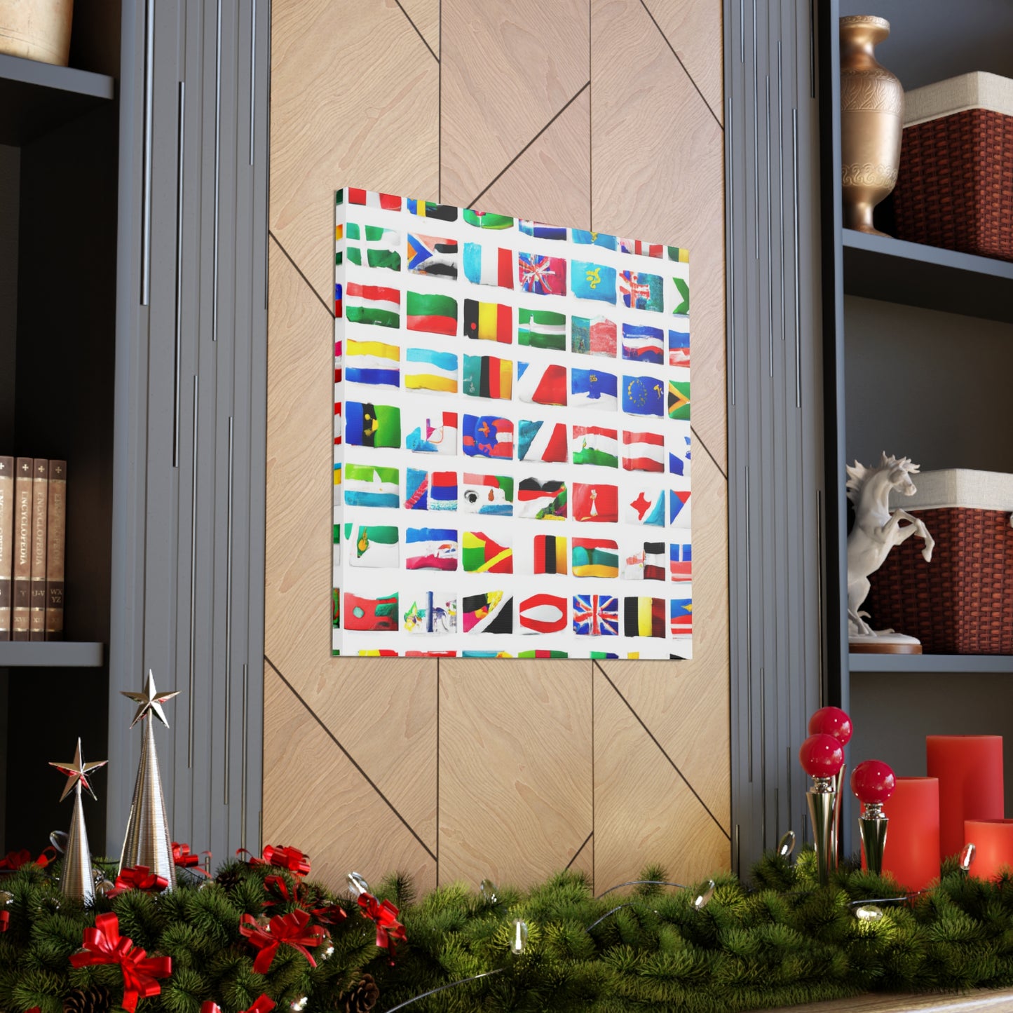 Emma Curttiss, Flag Designer - Flags Of The World Canvas Wall Art