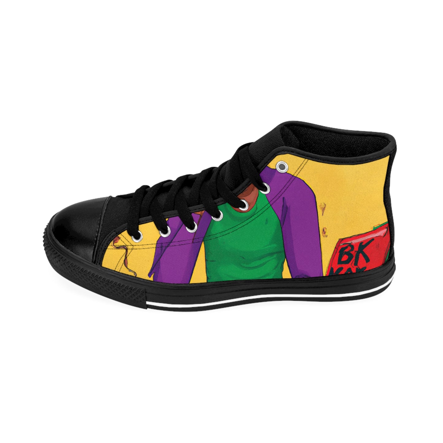 Saffrona de Borrelli - Comic Book Hi Tops