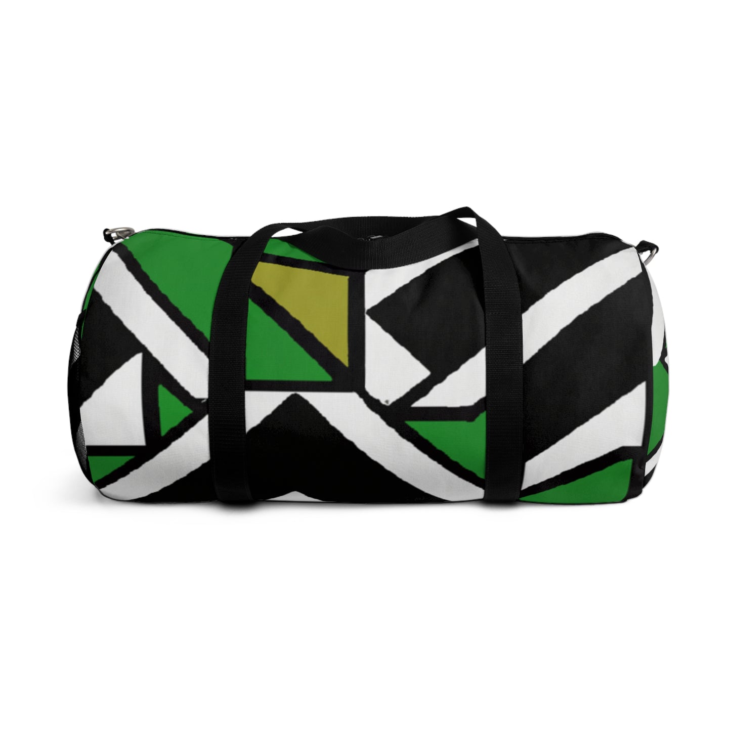 Olivia Pratchett - Geometric Pattern Duffel Travel Gym Luggage Bag