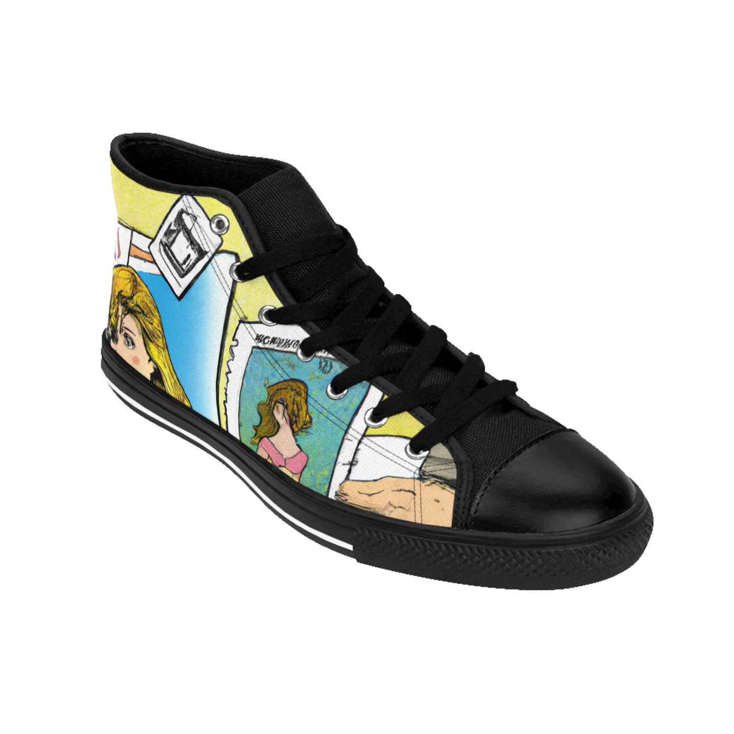 Avelina da Ferrara - Comic Book Hi Tops