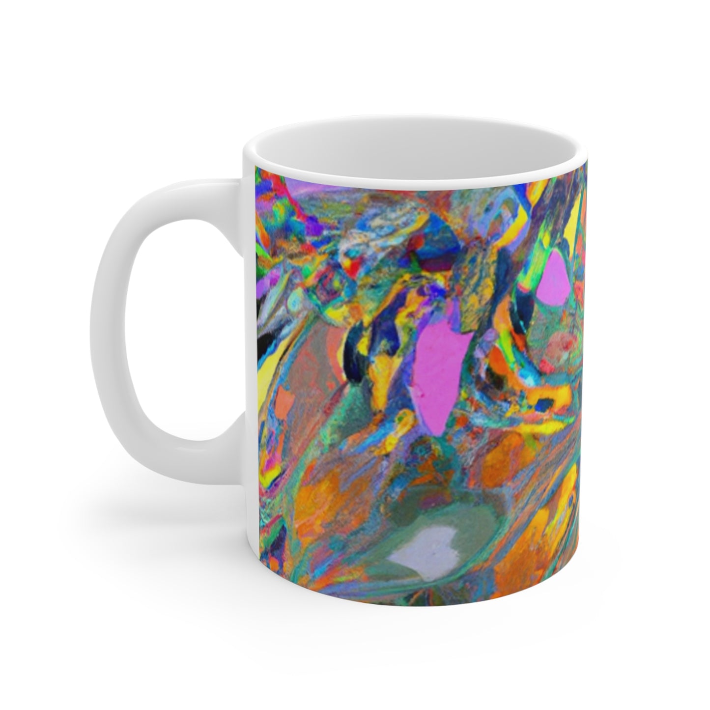 Eddison's Exquisite Espresso - Psychedelic Coffee Cup Mug 11 Ounce