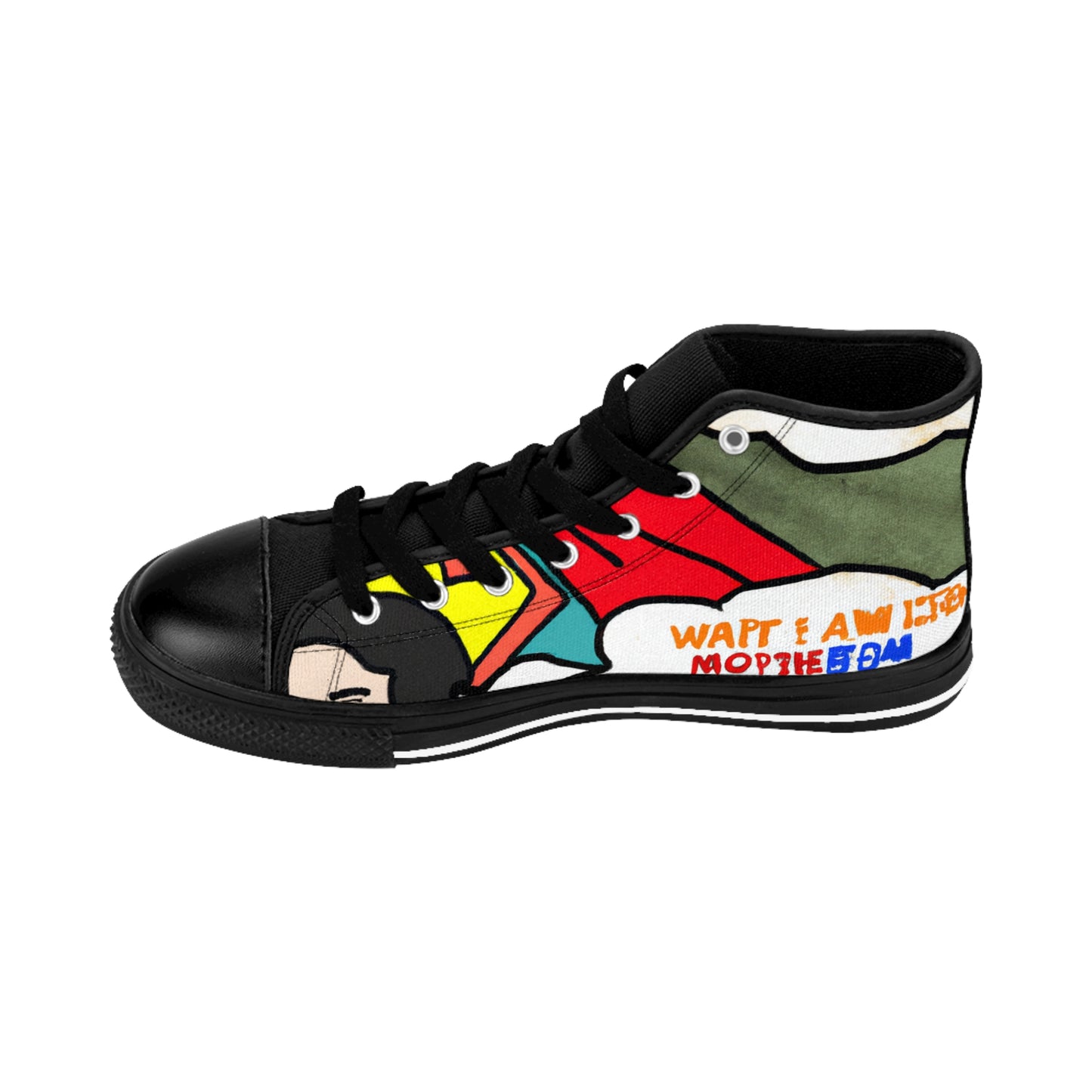 .

Donawin of Leathersole - Comic Book Hi Tops