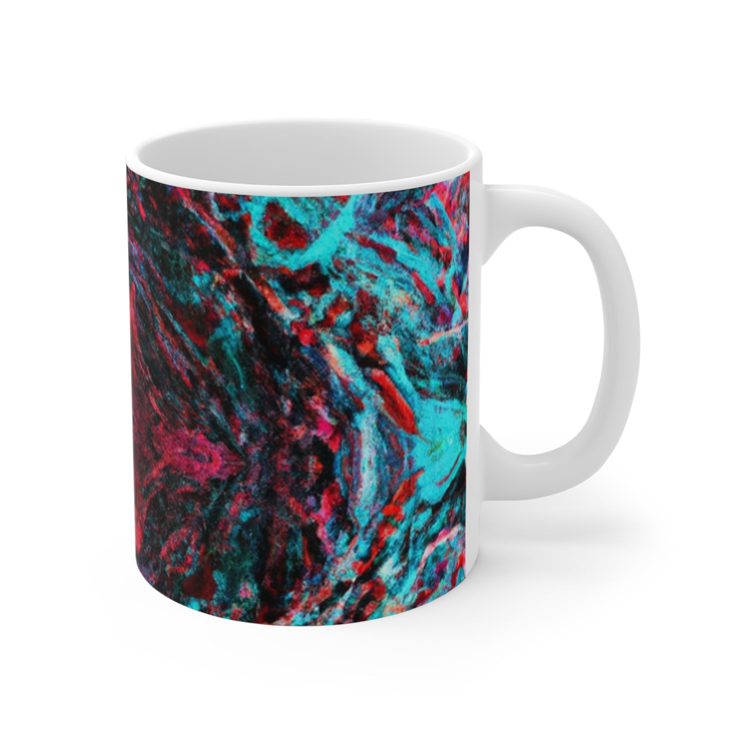 Fifi's Finest Roasts - Psychedelic Coffee Cup Mug 11 Ounce