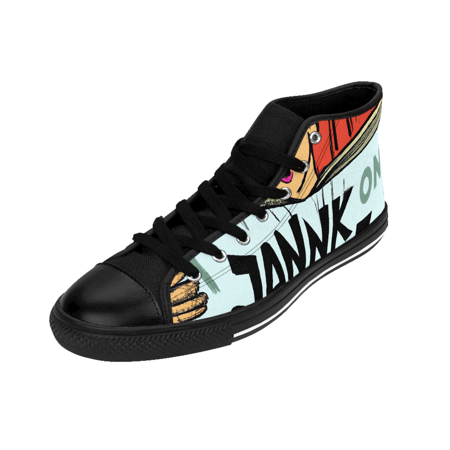 Merlita of Madrid - Comic Book Hi Tops