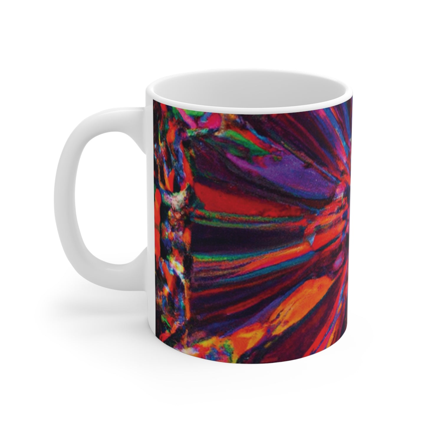 Alberta's Delicious Blend Coffee Company - Psychedelic Coffee Cup Mug 11 Ounce