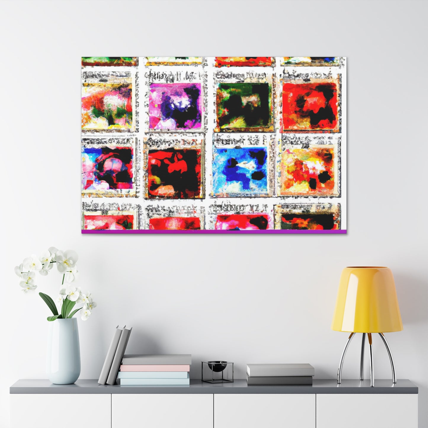 Global Forever Stamps - Postage Stamp Collector Canvas Wall Art